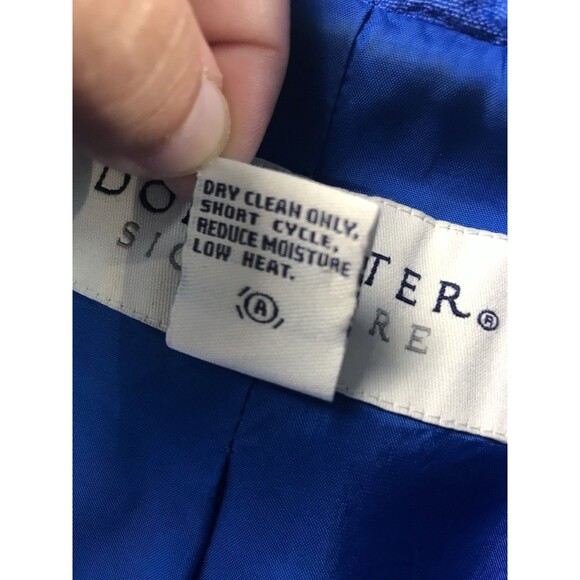 Womens Doncaster Signature Blazer - 100%  Dupioni Silk - Size 2 - Picture 9 of 16